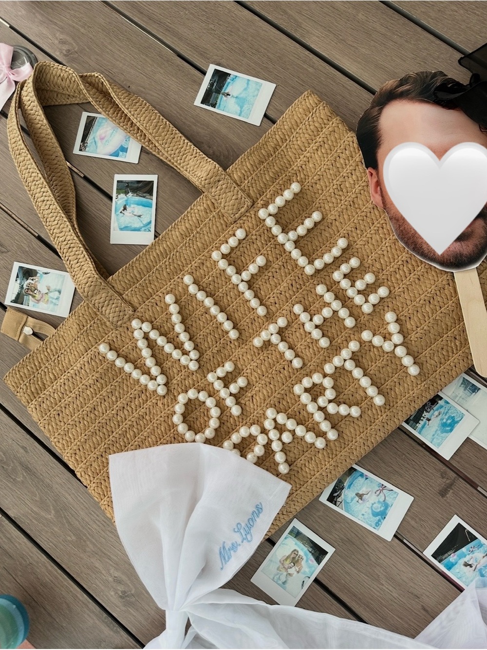 Untamed Petals Wife of the Party Pearl Tote